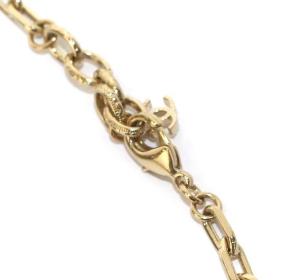 CHANEL ココマーク スター チェーン ネックレス フェイクパール ゴールドカラー