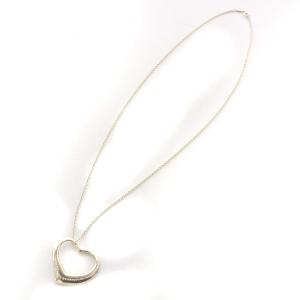 TIFFANY&Co. エルサペレッティ ネックレス オープンハート ビッグ スターリングシルバー