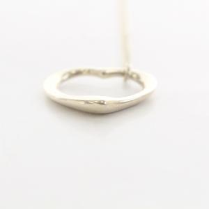 TIFFANY&Co. エルサペレッティ ネックレス オープンハート ビッグ スターリングシルバー