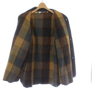 WOOLRICH 70's ヴィンテージ 白タグ シャツ ウール 長袖 厚手 M マルチカラー