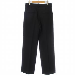 EVERYDAY I LIKE 22AW W cross straight ワイドパンツ スリムワイド 38 M 黒 ブラック 22030500807110