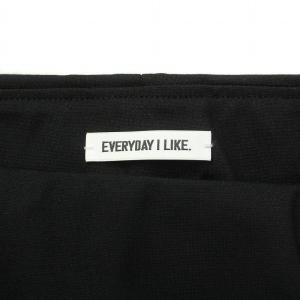 EVERYDAY I LIKE 22AW Jersey Long Tight スカート タイト マキシ ロング 38 M 黒 ブラック 22060500803030