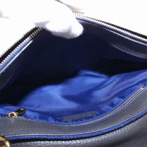 MARC JACOBS ワンショルダーバッグ 肩掛け ナイロン レザー キルティング チェーン マグネット ロゴ ゴールド金具 青 ブルー グレー