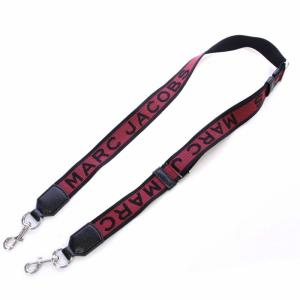 ショルダーストラップ キャンバス バッグ用 ロゴ 総柄 シルバー金具 黒 ブラック ピンク