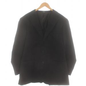 REGAL スーツ セットアップ 上下 ストライプ テーラードジャケット スラックス BE8 3L 黒 ブラック