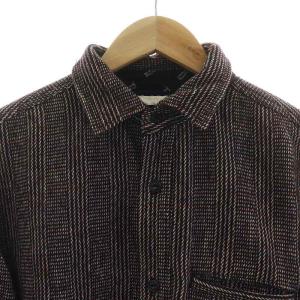 White Mountaineering 長袖 シャツ ボタンダウン 厚手 ウール L マルチカラー GY18