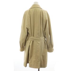 GIVENCHY ロングコート テーラード オーバーサイズ 長袖 総裏地 ベルト付き ベージュ GY04