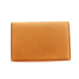 PAUL SMITH パスケース カードケース 定期入れ カジュアルレザー 牛革 本革 キャメル 茶 ブラウン PSP043 GY11