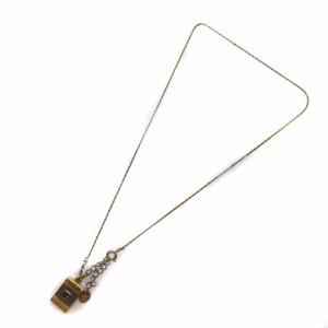 BALMAIN ネックレス ロゴ スクエア ゴールド色