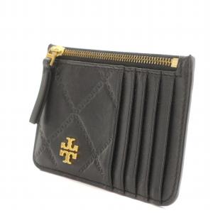 TORY BURCH カードケース コインケース 小銭入れ レザー ゴールドカラー ロゴ 金具
