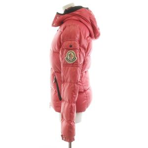 MONCLER BADIA ダウンジャケット ナイロン フード付き 45308 50 68950 0 ピンク