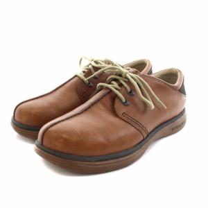 MERRELL ビジネスシューズ レザーシューズ レースアップ US8 26cm 茶 ブラウン D461 040