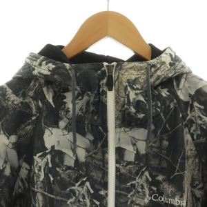 Columbia レッドテーブルパインズ フルジップ フーディ パーカー ティンバーウルフ柄 切替 L 黒 ブラック PM1638 GY18
