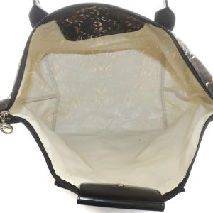 Longchamp ルプリアージュ トートバッグ ハンドバッグ レオパード ヒョウ柄 茶 ブラウン 1624-089 GY19