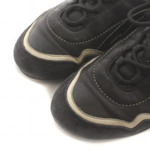 Salvatore Ferragamo スニーカー シューズ レザー スエード 5.5 23.5?p 黒 ブラック 2836