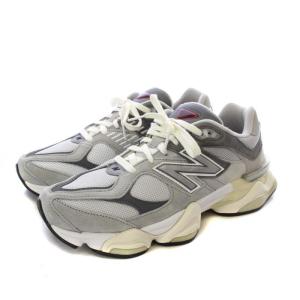 New Balance U9060GRY スニーカー ローカット 厚底 ロゴ 刺繍 US10.5 グレー