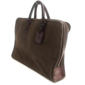 PORTER ビジネスバッグ ブリーフケース キャンバス ロゴ 茶 ブラウン