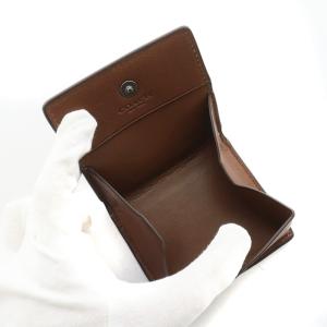 COACH コインケース 小銭入れ レザー 茶 ブラウン 5899 GY19