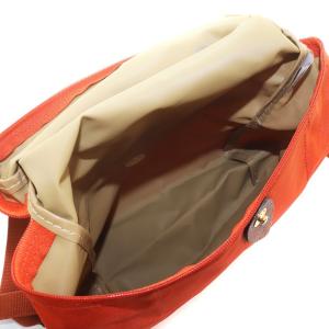 Longchamp ル プリアージュ LE PLIAGE リュックサック バックパック ナイロン ゴールドロゴ オレンジ 1699 GY11
