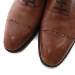 JOHN LOBB レザーシューズ ストレートチップ 26.5cm ブラウン