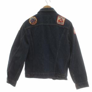 Levi's デニムジャケット ワッペン 3nd ヴィンテージ USA製 40 L インディゴブルー