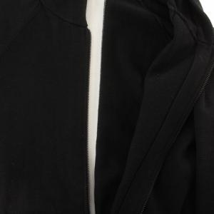alexanderwang ジップアップパーカー ニット フード ライン S 黒 ブラック
