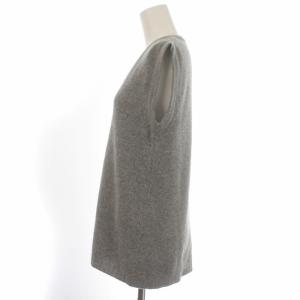 PRADA 2016年製 ニットベスト プルオーバー ウール カシミヤ混 イタリア製 38 S グレー