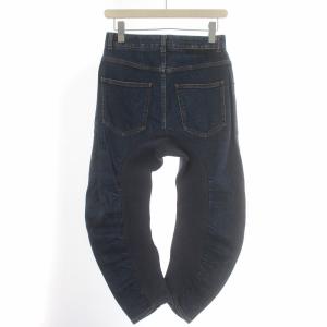 STELLA McCARTNEY デニムパンツ ジーンズ Gパン 立体 レザータグ イタリア製 24 S 青 インディゴブルー