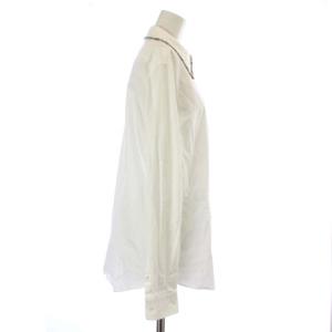 N°21 21AW シャツ 長袖 ラインストーン 40 L 白 ホワイト