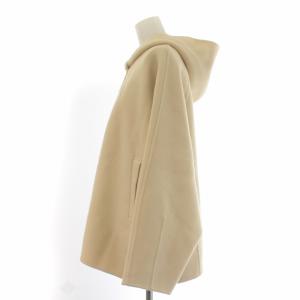 STUNNING LURE 21AW ウールメルトンフーデッドコート ショート シングル 総裏地 0 S ベージュ 21A114-003