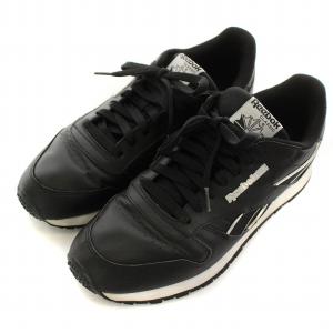 Reebok クラシックレザー パイピング CL LEATHER PIPING スニーカー シューズ レースアップ 28.0cm 黒 ブラック
