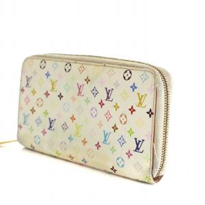 LOUIS VUITTON M60241 ジッピーウォレット モノグラム ブロン リッチ 長財布 PVC ホワイト