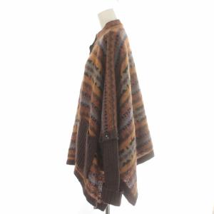 MARC by MARC JACOBS カーディガン 総柄 モヘヤ混 ウール混 0 S 茶 ブラウン M1113718 11