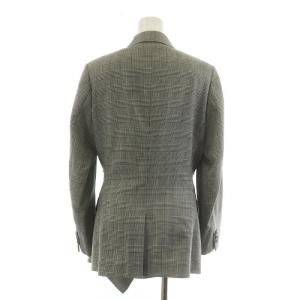 COMME des GARCONS GC-J005 テーラードジャケット ダブル カットオフ 千鳥柄 S グレー