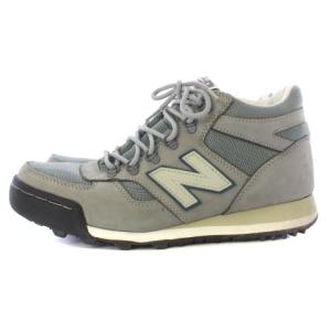 New Balance H710SB トレッキングシューズ スニーカー ハイカット スエード US9 グレー ライトブルー