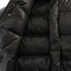 DUVETICA ダウンジャケット ジップアップ フード付き 48 XL 黒 ブラック /IR GY19