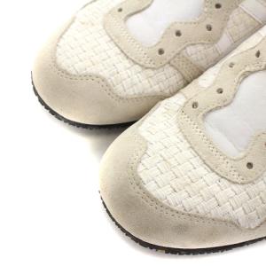 Onitsuka Tiger SERRANO SLIP-ON スリッポン スニーカー シューズ 紐なし 編み込み キャンバス スエード 23.5cm 白