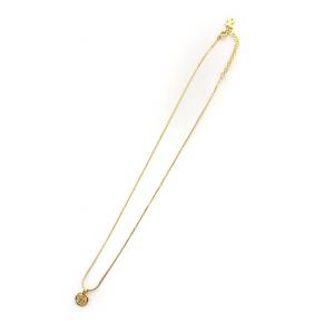 Christian Dior ネックレス サークル CD ロゴ ゴールドカラー 金色