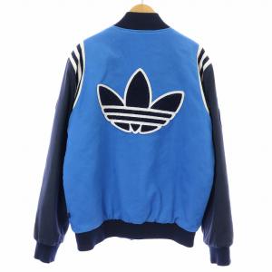adidas Originals WAPPEN STADIUM JACKET ワッペン スタジアム ジャケット スタジャン 裏地キルティング ロゴ トレフォイル