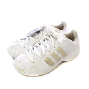 adidas BRADY WO ゴルフシューズ スニーカー レザー ローカット ロゴ 刺繍 US8.5 25cm 白 ホワイト