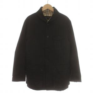 ジャケット ミリタリー ホースロゴ チンストラップ ベルト 裏地ノバチェック M 黒 ブラック BMP58-506-09