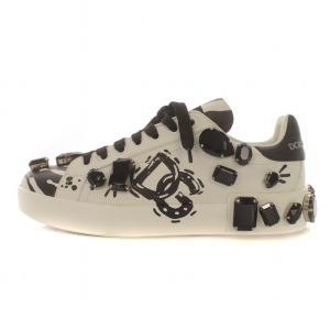 ポルトフィーノ スニーカー ビジュー レザー 37 ホワイト