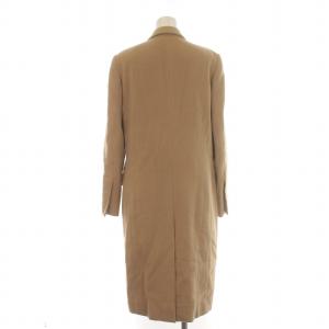 GUCCI 074547 チェスターコート シングル ウール カシミヤ混 イタリア製 40 ブラウン