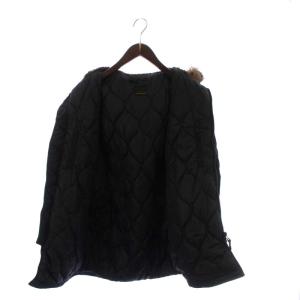 HYSTERIC GLAMOUR プリマロフトエアフォースコート モッズコート アウター ナイロン 中綿 フェイクファー ハイネック フード ジップアップ ロゴ