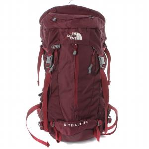 W TELLUS 30 リュック バックパック トレッキングザック 36L ナイロン レインカバー付き 撥水 ロゴ刺繍 背面メッシュ