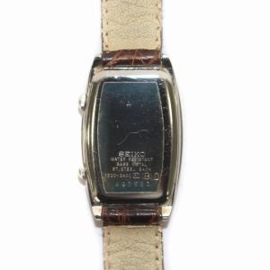 SEIKO NOIE ノイエ 腕時計 ウォッチ デュアルタイム クォーツ シルバー色 文字盤白 ホワイト 1E20-3A00