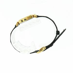 SEIKO エクセリーヌ 腕時計 クォーツ 14K ダイヤ レザーベルト ゴールド色 1400-8000