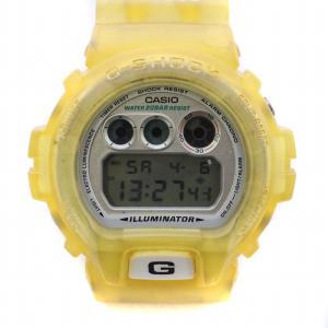CASIO G-SHOCK 腕時計 ウォッチ クォーツ デジタル 第5回イルクジ イルカクジラ会議 クリア 黄 イエロー DW-6900K