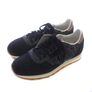 Reebok クラシックレザー CL LEATHER スニーカー スエード ローカット ロゴ US9 27cm 紺 ネイビー BS6236