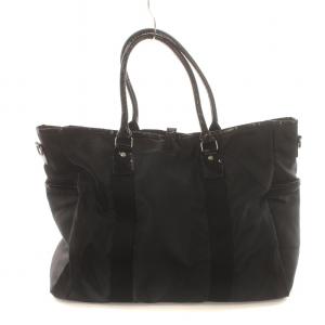 adidas 2WAY トートバッグ ショルダーバッグ ロゴ スリーストライプス ナイロン 黒 ブラック